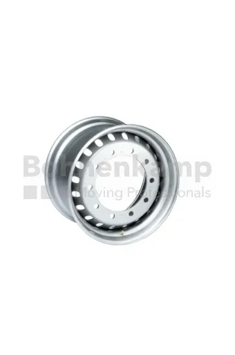 Rim 13.00 x 22.5, External Valve, Silver RAL9006