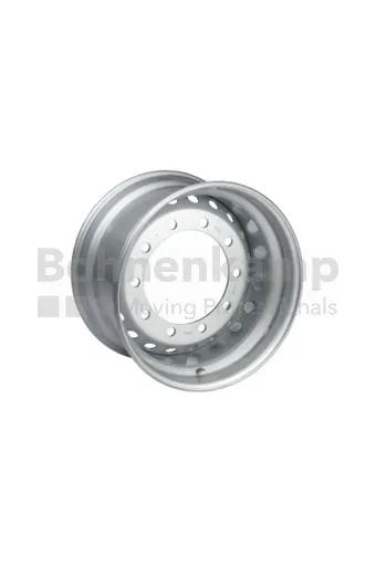 Rim 11.75 x 22.5 H, External Valve, Silver RAL9006