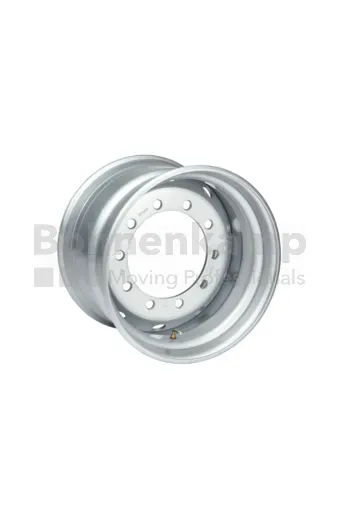 Rim 14.00 x 22.5, External Valve, Silver RAL9006