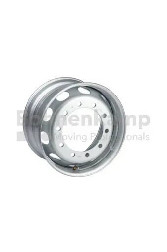 Rim 11.75 x 22.5 H, External Valve, Silver RAL9006