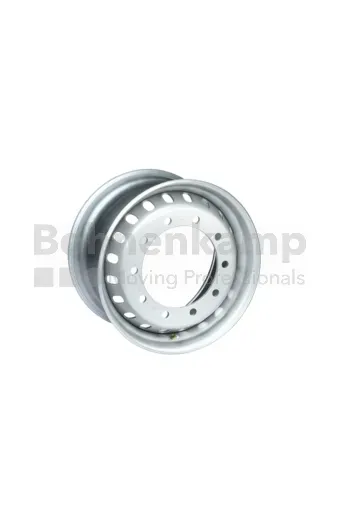 Rim 11.75 X 22.5, External Valve, Silver RAL9006