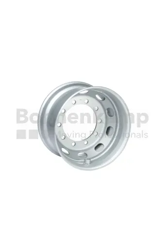 Rim 11.75 x 22.5, External Valve, Silver RAL9006