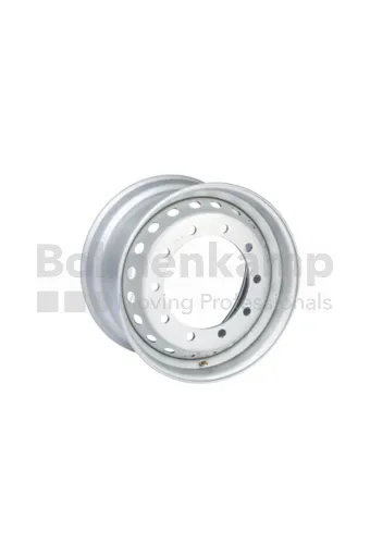 Rim 11.75 x 22.5, External Valve, Silver RAL9006